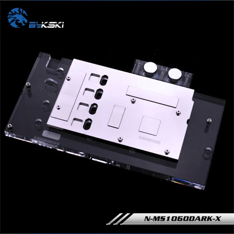 

Bykski Full Coverage GPU Water Block For VGA MSI GeForce GTX1060 6G Duke Graphics Card N-MS1060DARK-X