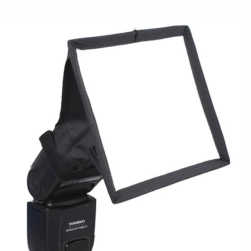 Универсальный софтбокс для вспышки, 20 шт./лот, 15x17 см, диффузор для вспышки, софтбокс для камеры Canon, Nikon, Sony, бесплатная доставка