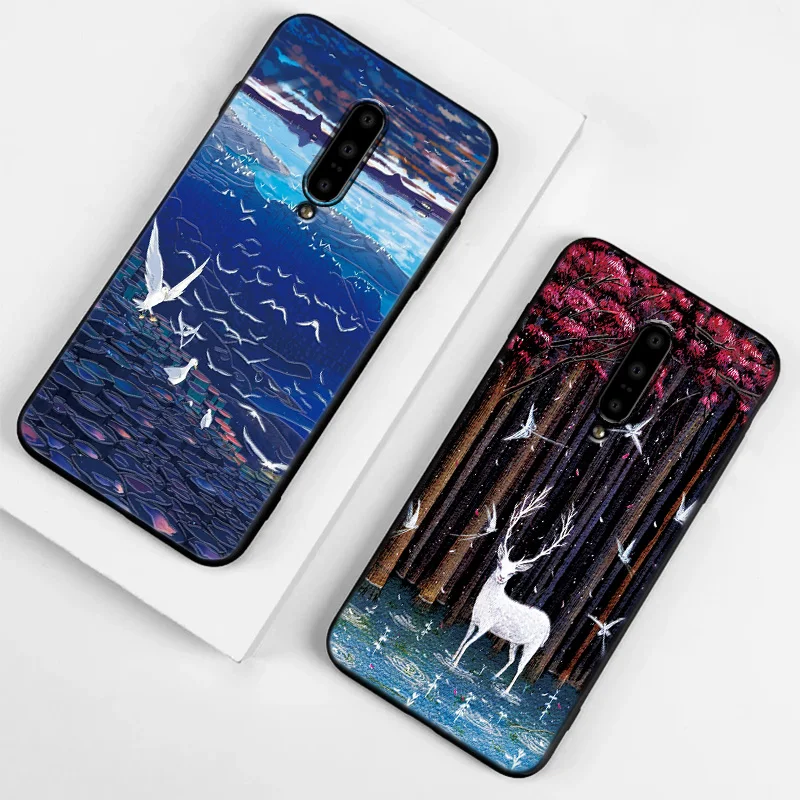 Китайские высказки Yu Yue Longmen карпы прыгающий Дракон ворота искусства для Oneplus 7 Pro