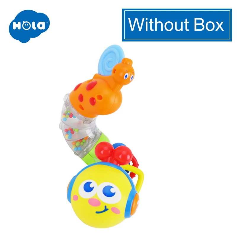 WITHOUT BOX HOLA 917, милые детские игрушки, электрический музыкальный скручивающийся червь, развивающие игрушки для детей, подарки на день рождения - Цвет: WITHOUT BOX