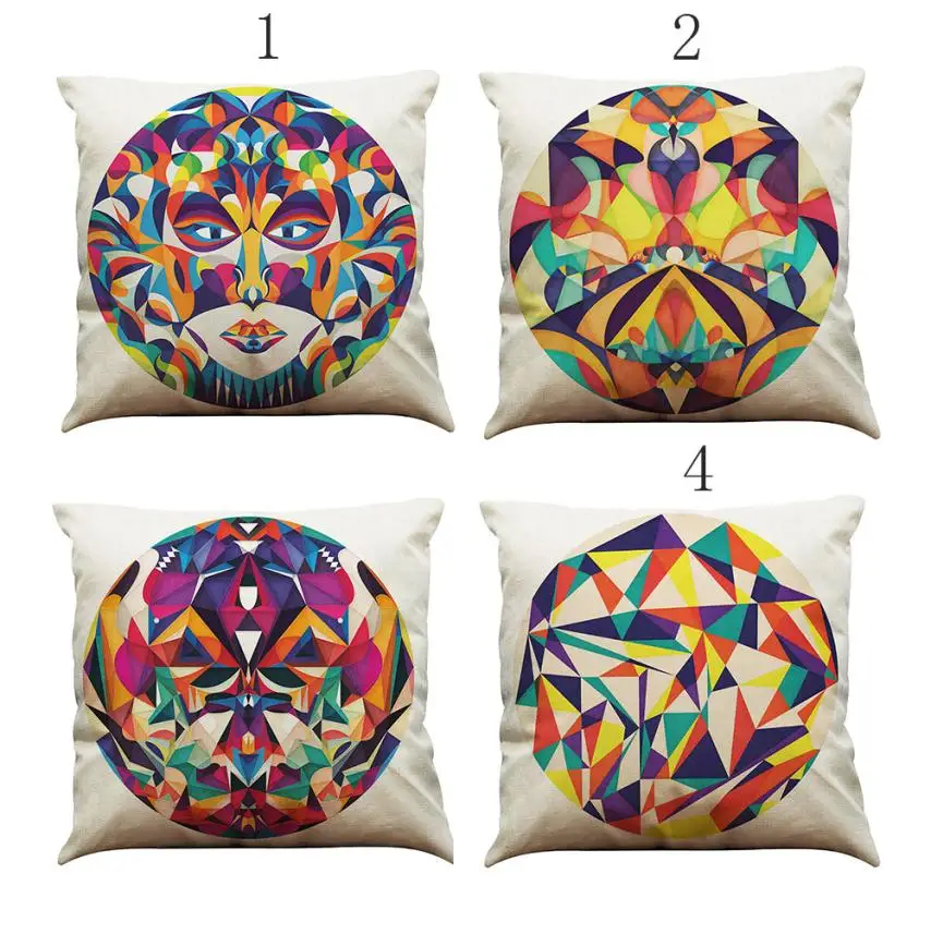 Ouneed Geometric Lattice Sofa Bed Home Decoration Festival pillow Cushion Cover | Дом и сад