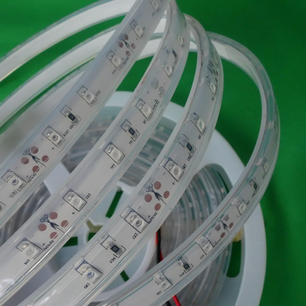 Гибкий Светильник 3528 SMD 12 В 60 светодиодов/м 5 м 300 светодиодов белый теплый синий