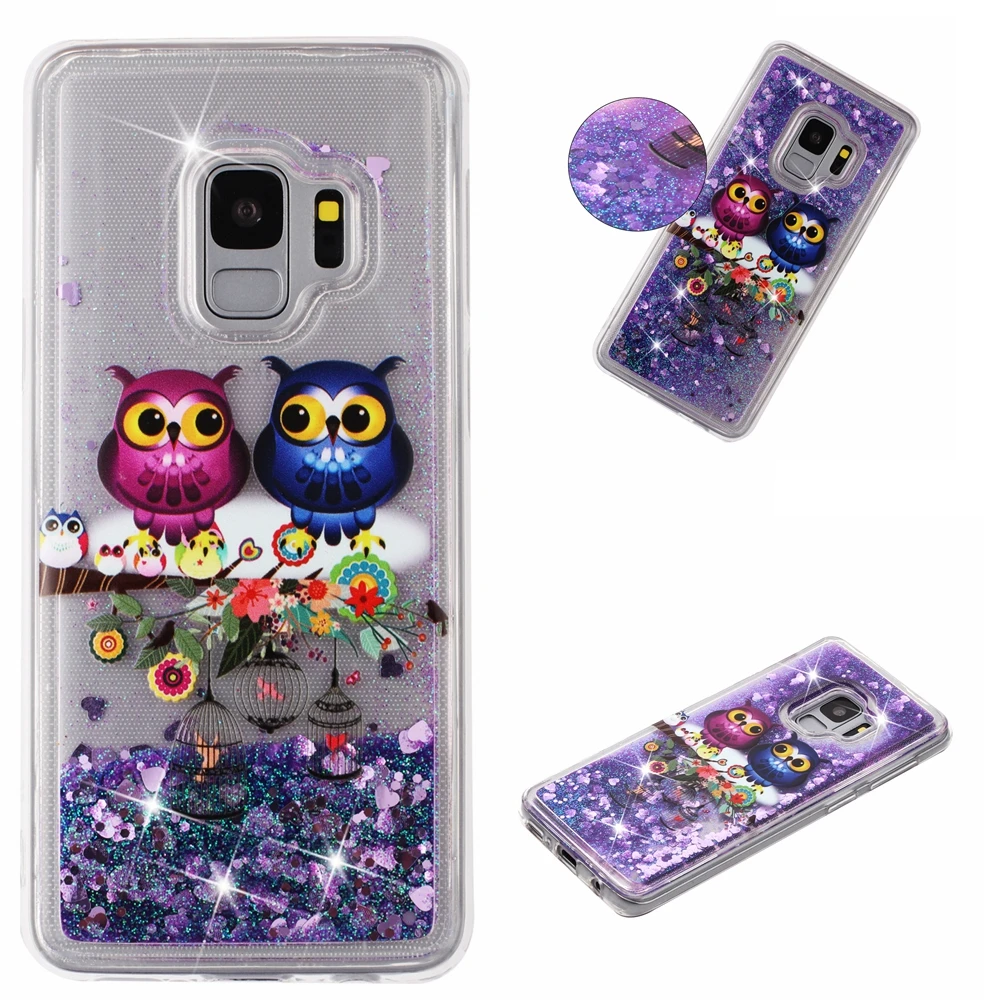 For Samsung Galaxy S9 S 9 SM-G960F/DS SM-G960F Dynamic Liquid Quicksand Cover SM G960F/DS G960F G960W G960N G960U Bling Cases | Мобильные