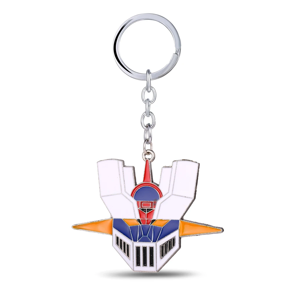 Косплей MAZINGER Z ювелирные изделия мужские Мальчики брелки для ключей белый робот