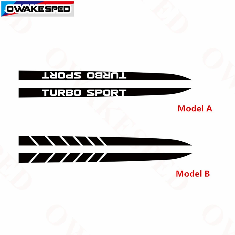 Turbo Sport Stripes наклейка на капот автомобиля для Toyota Hilux Revo Vigo Rogue авто корпус крышка двигателя Декор наклейки аксессуары 2012