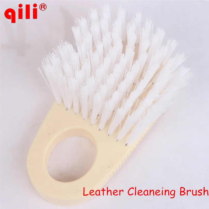 

10pcs/pack Best Price Qili Brush Functional Genuine Leather Car Detailing Polishing Buffing Brush Solid Wood Car Cleaning Brush