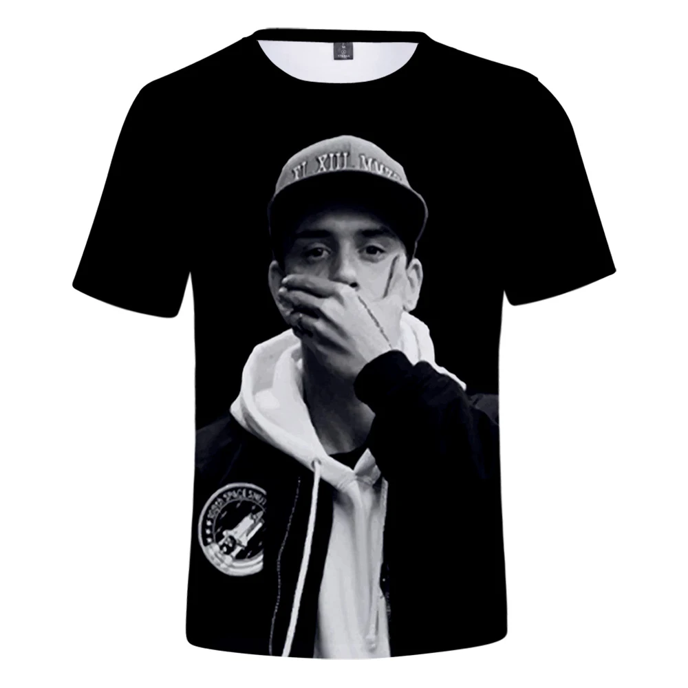 Мужская футболка с 3D принтом уличная в стиле хип хоп черного цвета размеры США