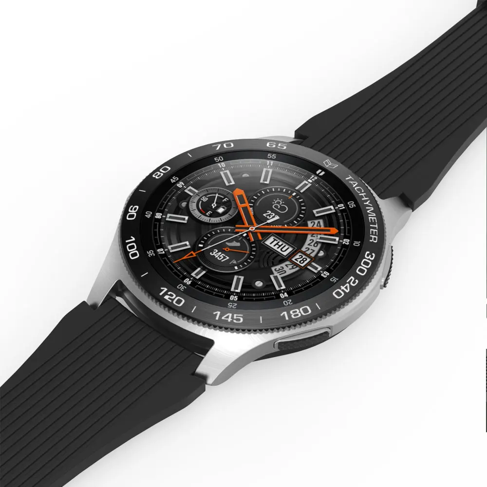 Чехол для samsung gear S3 Frontier с кольцом-ободком для Galaxy Watch 46 мм 42 мм, металлический ободок с кольцом, умный Браслет, чехол s, аксессуары