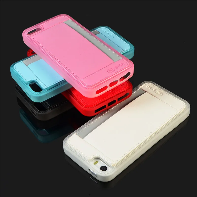 Высококачественные чехлы из искусственной кожи для Apple iPhone5/5S/SE/5G Ультратонкий