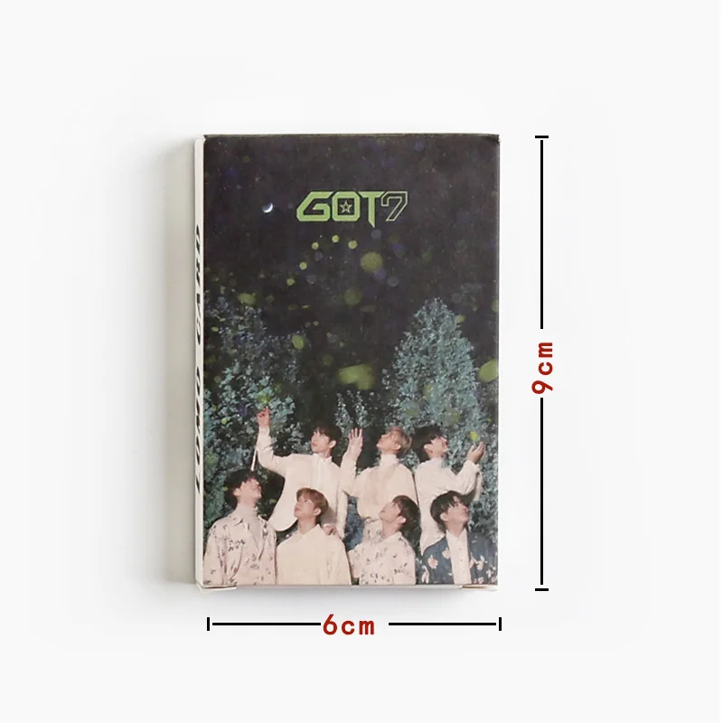[MYKPOP]GOT7 LOMO карта 32 шт./компл. KPOP коллекция поклонников SA19041703|Наклейки для