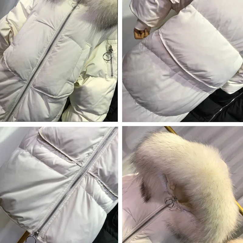 Настоящий натуральный мех зимняя куртка женские пальто 2018 женский пуховик