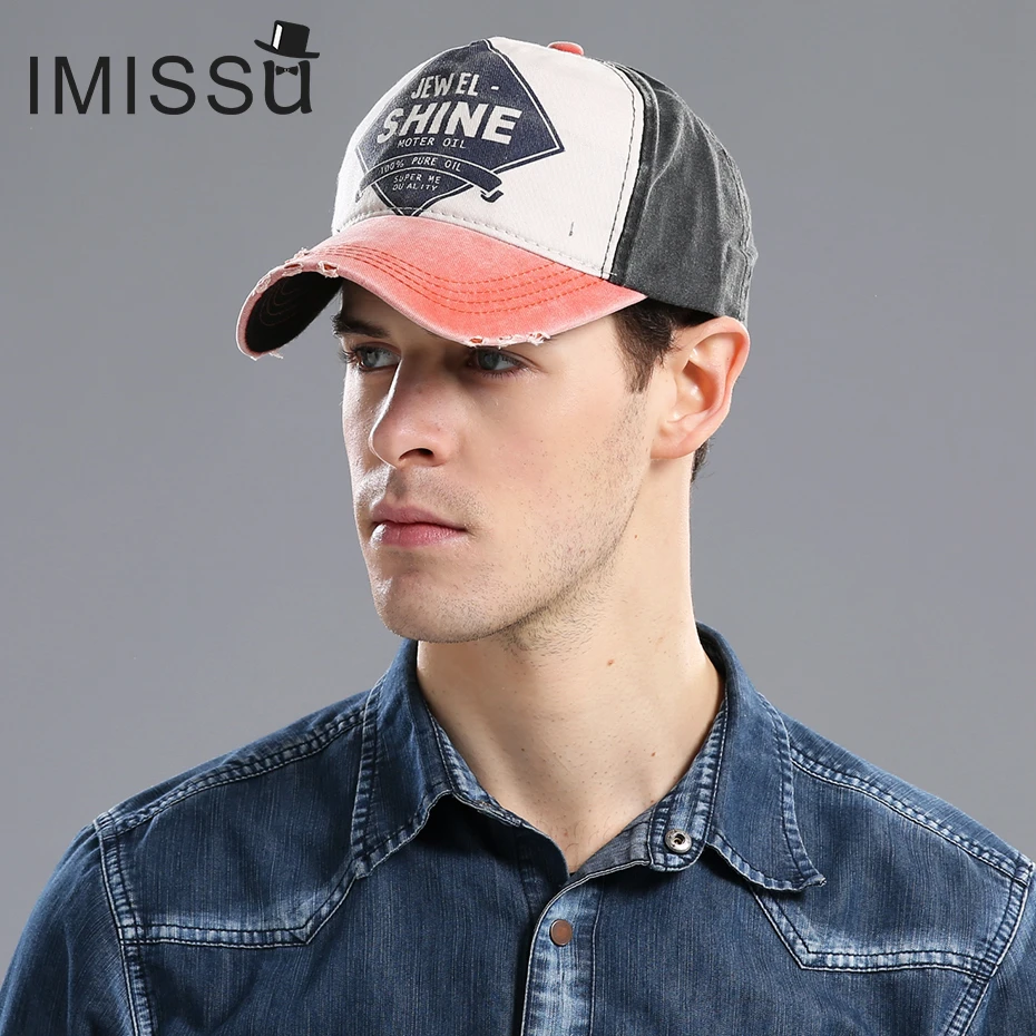 

IMISSU Baseball Cap Adjustable Hat Casual Hat Gorras Hip Hop Snapback Hats Wash Caps for Men Unisex