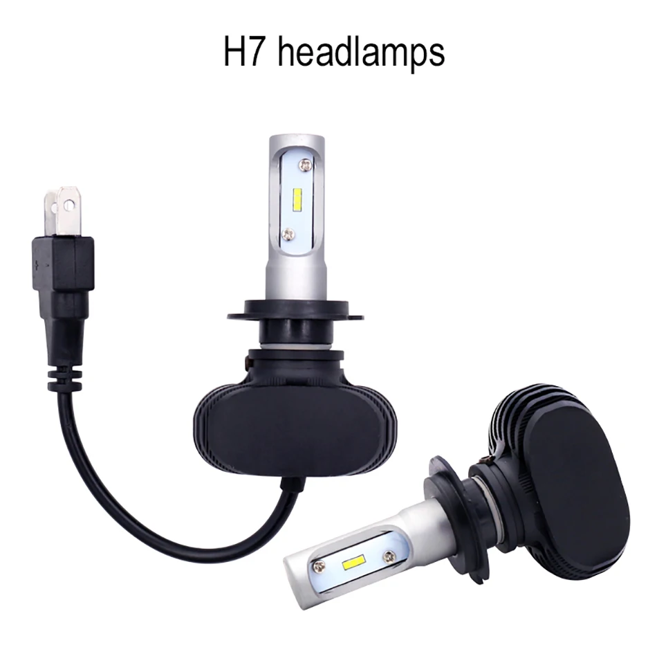 CARCTR 8000LM 6500K H1 H3 H11 H8 H9 H27 H10 H13 H7 светодиодный свет фар автомобиля H4 светодиодный лампы 9006 HB1 HB5 9008 светодиодный CSP 50W 12V 24V