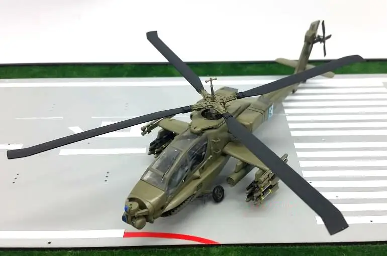 США Boeing AH-64 Apache 1/72 готовый вертолет легкая модель без литья под давлением |