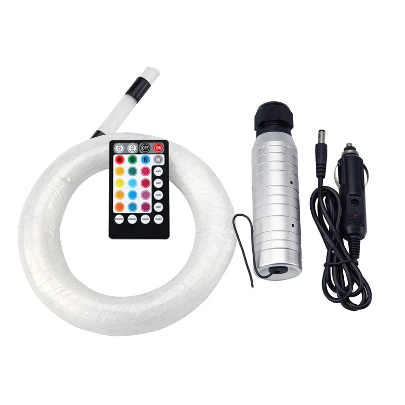 6w RGB волоконно оптический потолочный светильник для автомобиля 1 0 мм * 120 шт 2 м