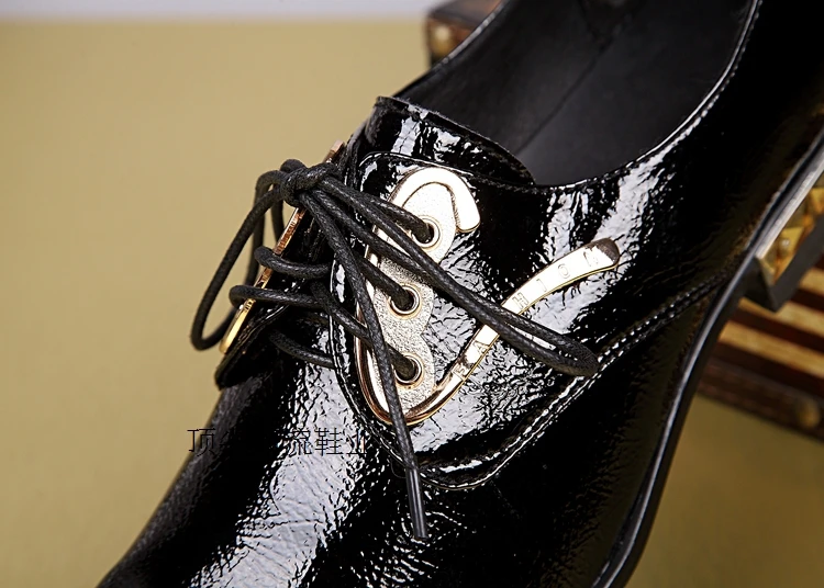 Black Lace Up Leather Men Shoes Rivet Zapatos Hombre Dress Business Oxford Formal Mens Genuine | Обувь