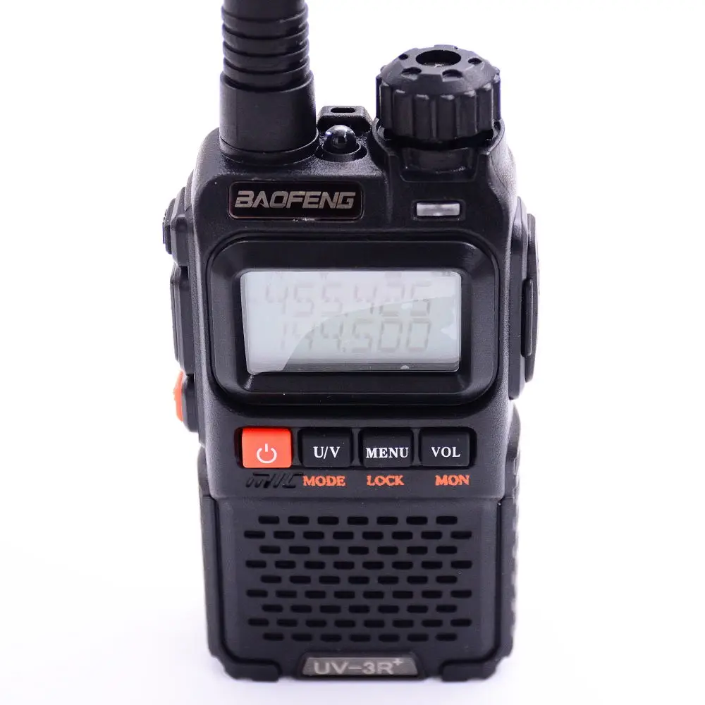 BAOFENG UV-3R+ Plus Walkie Talkie CTCSS Двухдиапазонная частота двухстороннее радио Ham Mini Walkie Talkie proptal Interphone цвета для