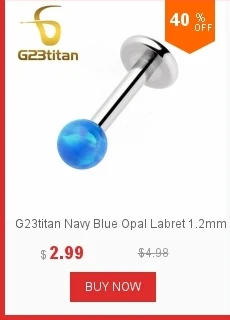 G23titan опал поддельный нос кольцо Серебряный Цвет Кристалл перегородка кольцо в нос не пирсинг ювелирные изделия для тела Прямая поставка