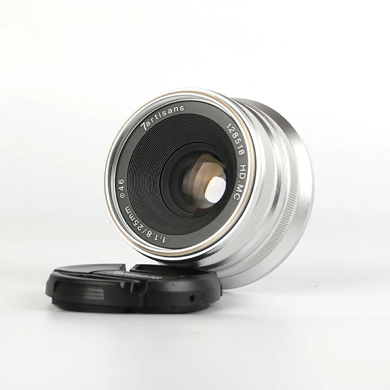 Объектив 7artisans с постоянным фокусным расстоянием 25 мм/F1.8 для всех одинаковых