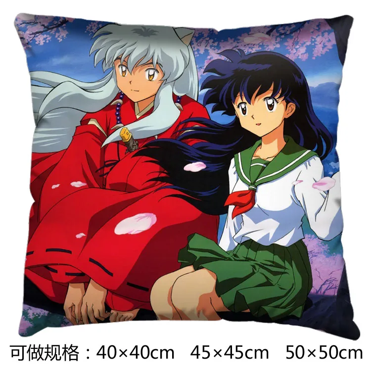 40x40 см аниме Inuyasha Sesshoumaru &amp Подушка Инуяша из полиэстера и хлопка для аксессуары COS