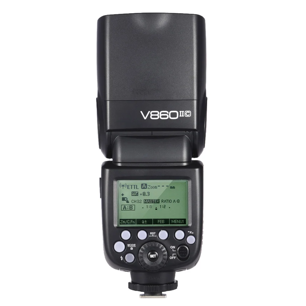 Фотовспышка Godox V860IIC для фотоаппарата фотовспышка Canon DSLR с фотовспышкой и