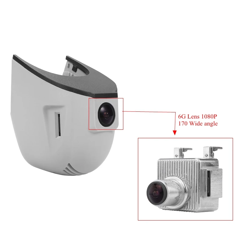 PLUSOBD Автомобильный видеорегистратор Dashcam DVR Audi A4 A5 A6 A7 Q5 A8 Q7 Q5 DVR Max 32G Micro SD карта без экрана с датчиком влажности слот