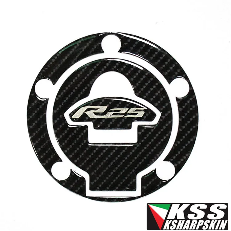 3D наклейка ADESIVI эмблема защитный Танк Pad Cas cap Fit YAMAHA YZF R25 - Цвет: 3