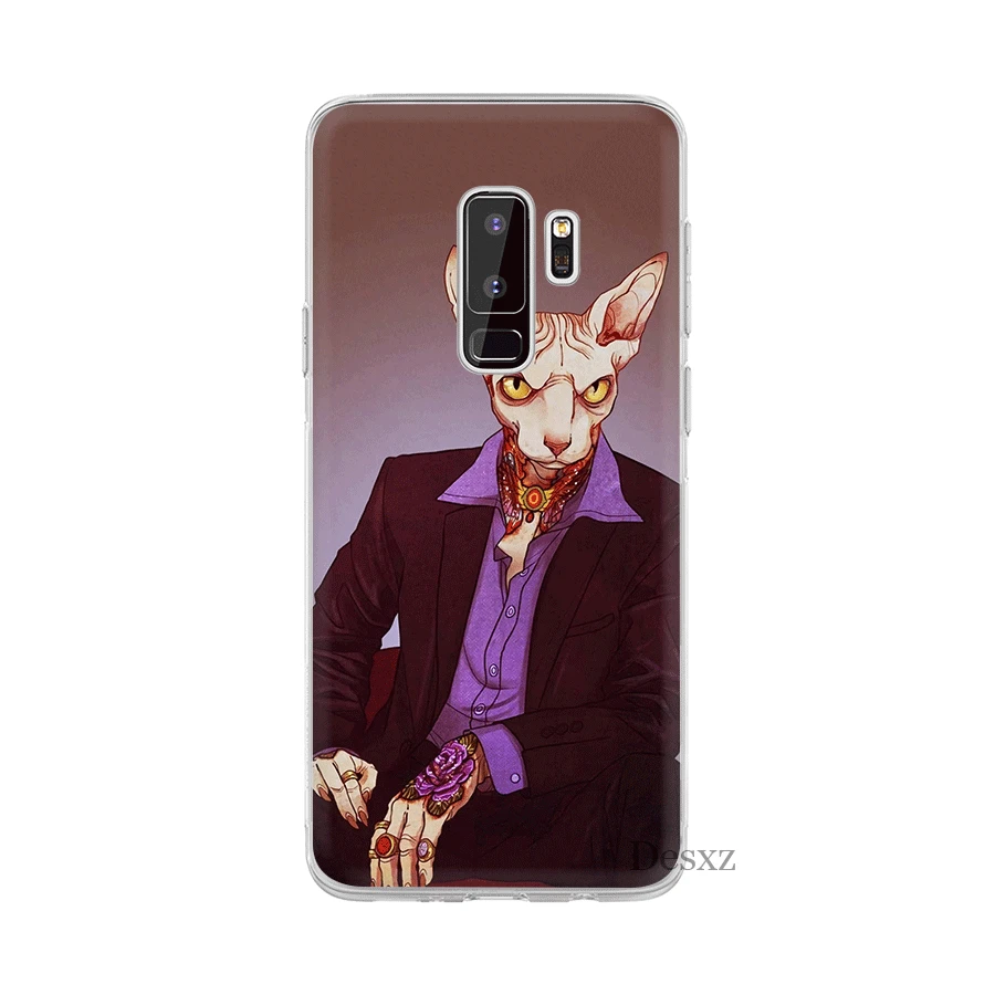 Чехол для телефона Desxz Canadian Hairless Cat Samsung Galaxy J1 J2 J3 J5 J6 J7 Prime EU US Твердый