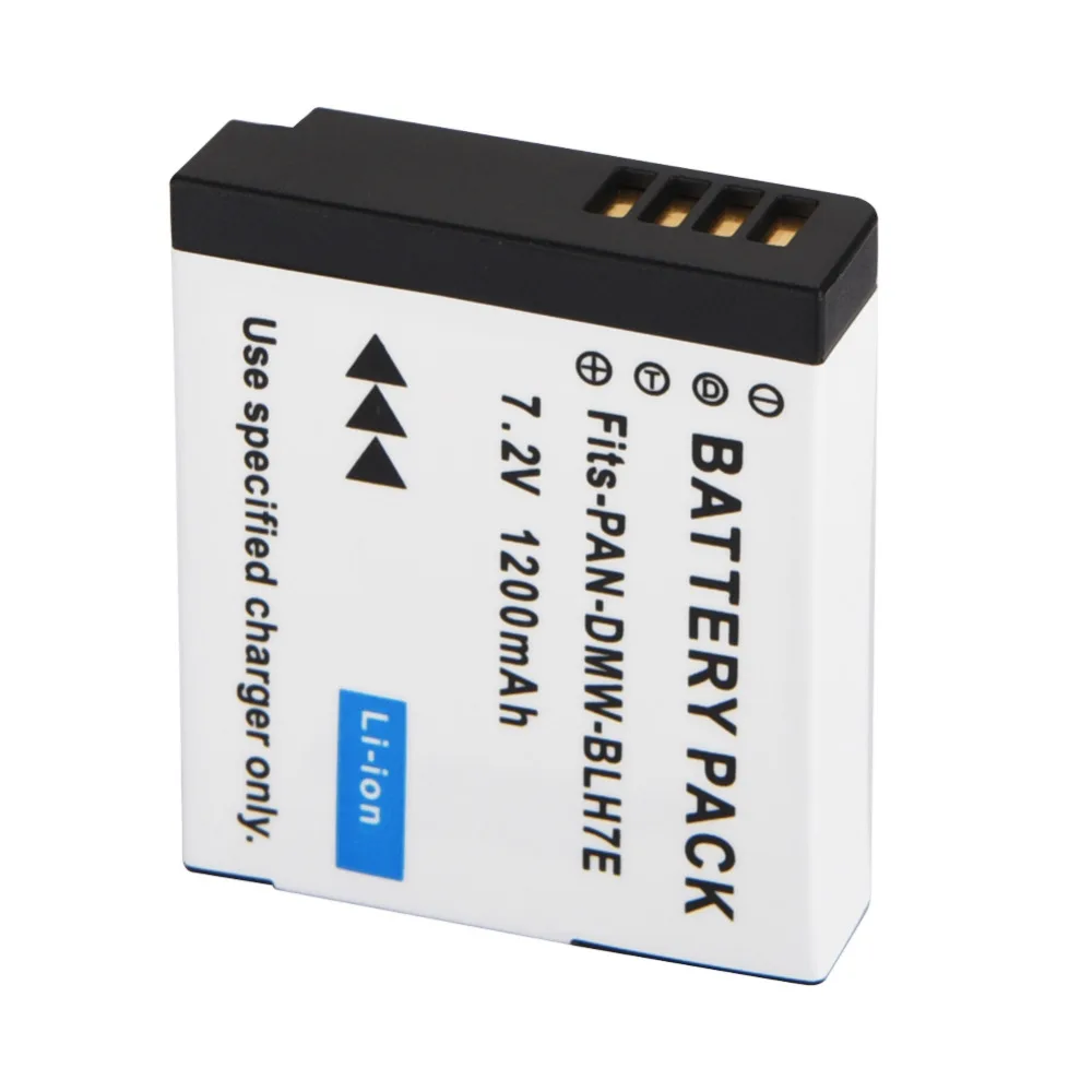 1200 мАч DMW-BLH7E батарея для камеры Panasonic DMC-GF7 GF8 DMC-GM1 GM1K GM1S GM5 DMW BLH7E 7.2в | Электроника