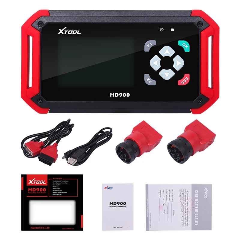 Оригинальный считыватель кодов Xtool HD900 OBDII для тяжелых условий эксплуатации