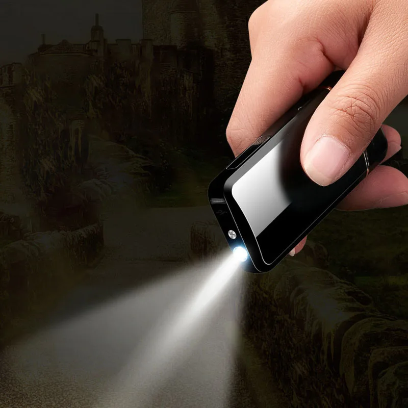 Электронная сигарета USB Зажигалка двойная дуга импульсная USB перезаряжаемая Зажигалка плазменная ветрозащитная беспламенная курительная электрическая зажигалка