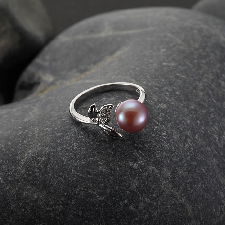 Женское кольцо на палец Feige фиолетовое из стерлингового серебра 925 пробы с