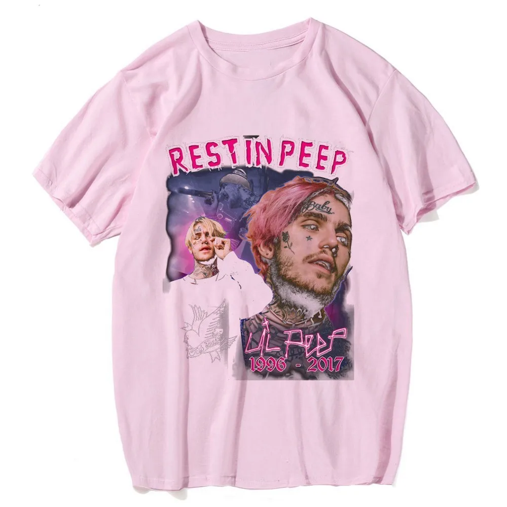 22 Lil Peep Футболка Music Man летние Графические футболки певица Мужская Новая Lil. peep футболка одежда Удобная футболка мужская женская - Цвет: 22