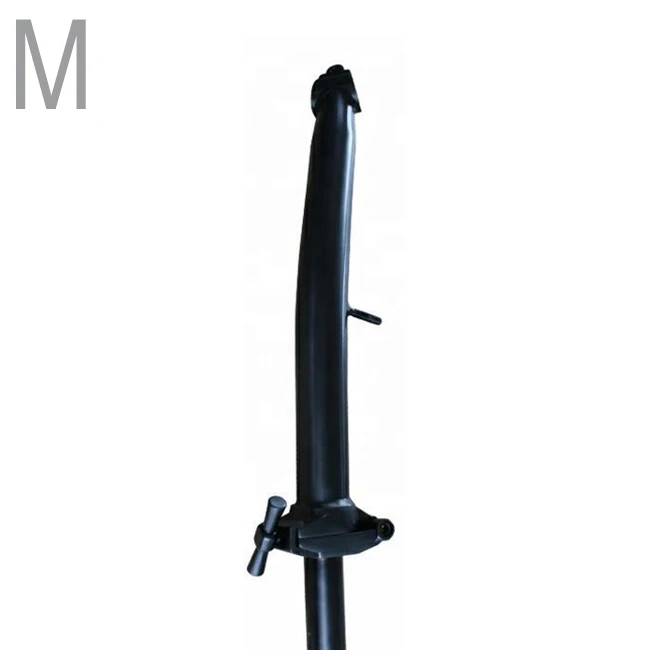 M Black Color Stem TWTOPSE s m P титановый велосипедный стержень для Brompton, складной велосипедный Головной фонарь для s m P, светильник на руль, весовые детали с болтом - Цвет: M Black Color Stem