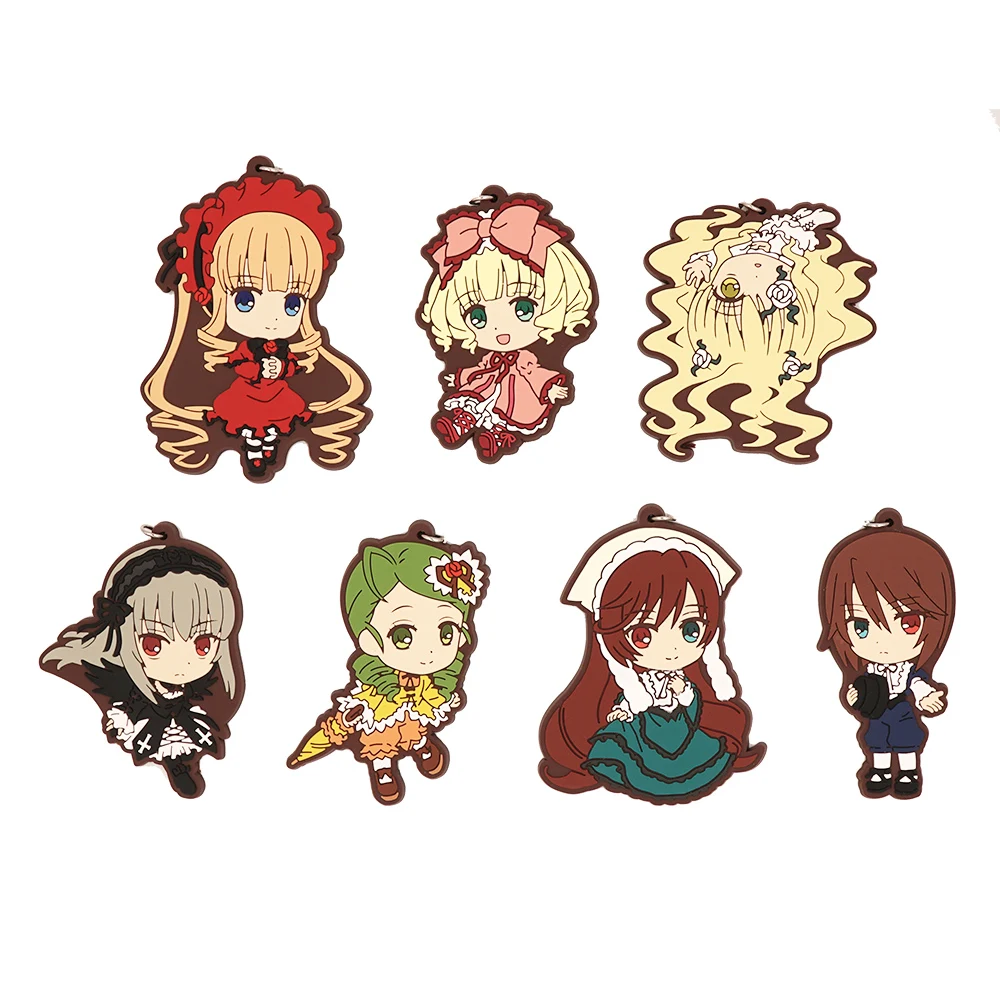 

Резиновый брелок для ключей Rozen Maiden аниме Shinku Suiseiseki
