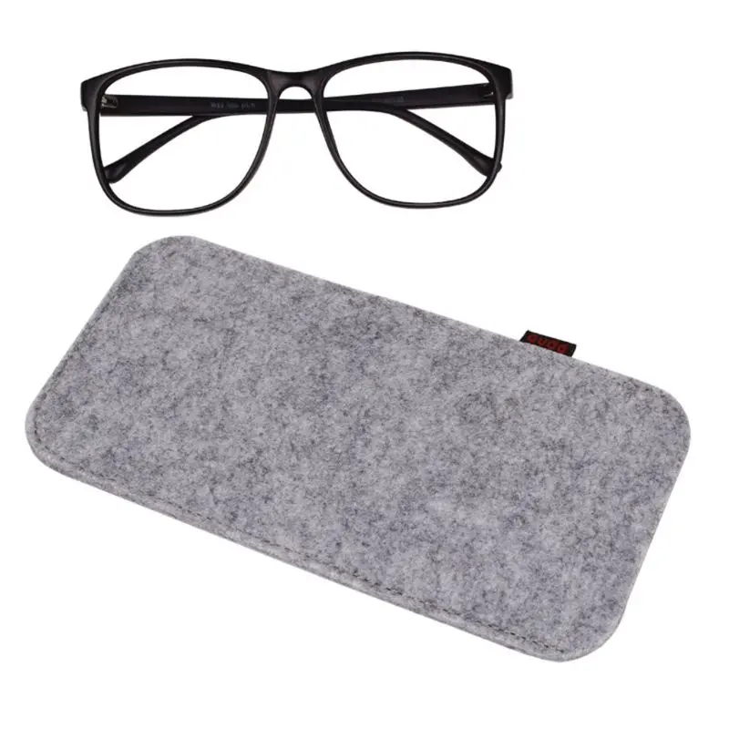 

High Quality Soft Felt Sunglasses Eyeglasses Sleeve Glasses Pouch Case Organizer Bag