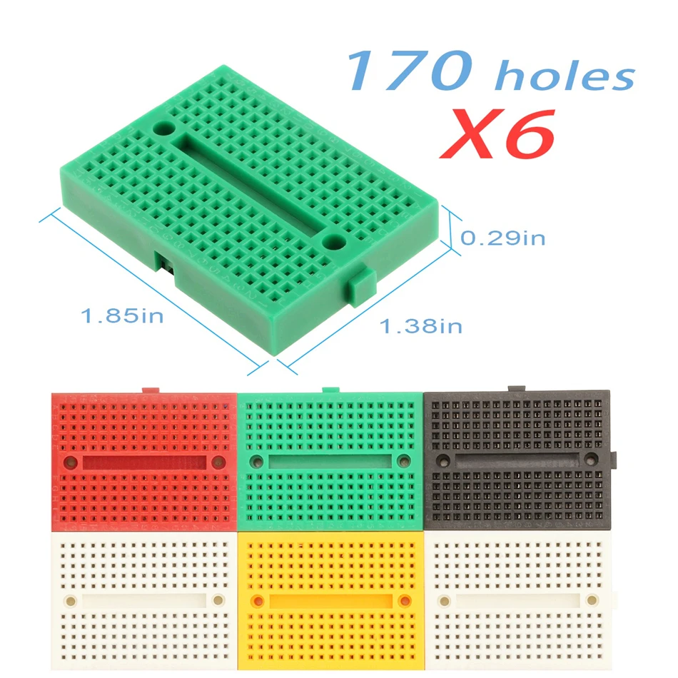 Макетная плата без пайки 170/400/830 макетная для Arduino с прототипами контактов