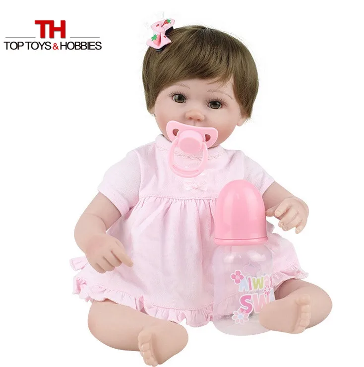 NPKDOLL 22 дюйма Кукла Reborn полный Силиконовый Bebe девочка кукла голубые глаза ребенок подарок на день рождения реалистичные очаровательные Куклы для новорожденных