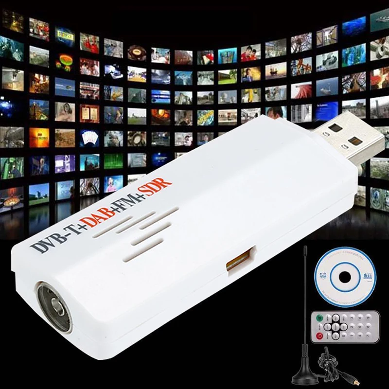 Цифровой ТВ ресивер DOITOP HD DVB T для компьютера планшета Windows 7 Mini USB 2 0 тюнер SDR DAB FM