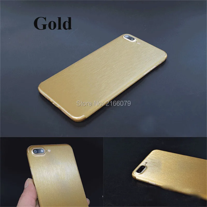 Для Apple iPhone 7 4 &quot/7 Plus 5 5&quot + задняя крышка матовая металлическая наклейка защитная