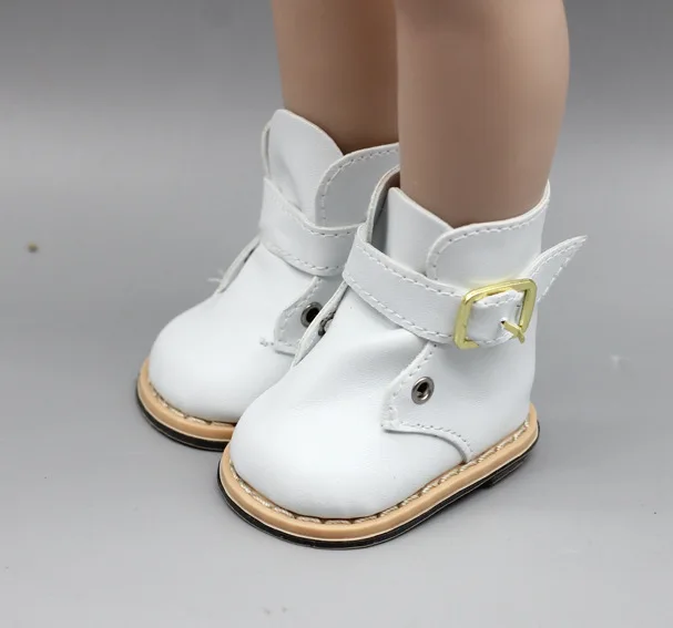 White Color AAAA высокое качество куклы обувь подходит для 43 см Born Baby Doll обувь 1" американская кукла милая обувь Кукла аксессуар - Цвет: White Color