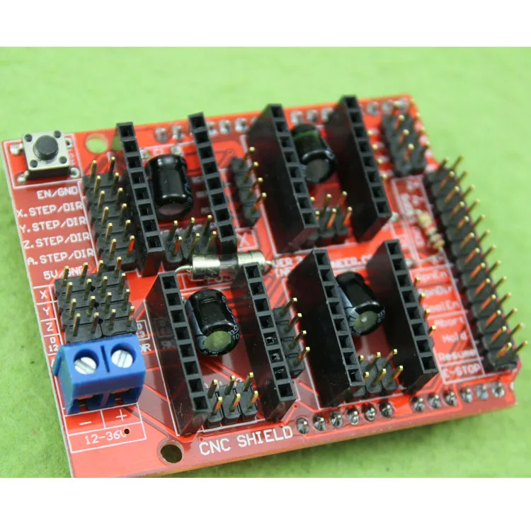 Плата расширения для гравировального Станка [LAN] CNC shield V3 плата драйвера A4988