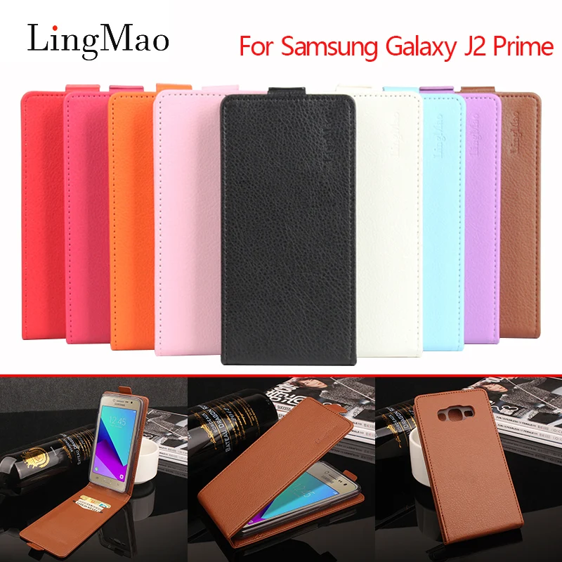 Чехол-Кошелек из искусственной кожи с откидной крышкой для Samsung Galaxy J2 Prime Pro 2018 J1 J3