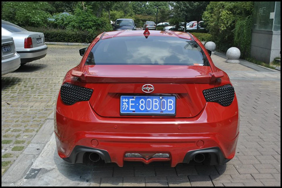 STI автостайлинг; Стекловолокно Задний спойлер багажника fro Toyota 86 для Scion GT86 2012- FRP серая Грунтовка задний спойлер крыло для subaru BRZ