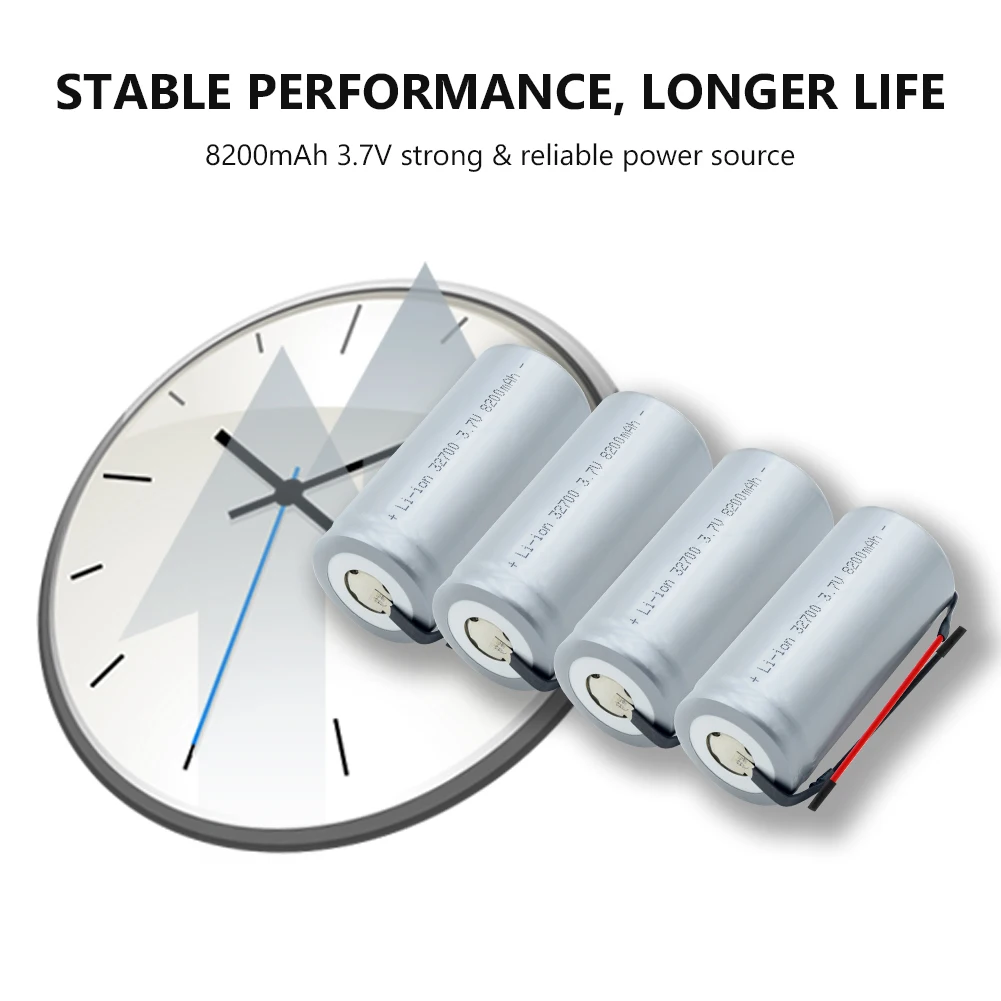 YCDC высокая сила тока 3 7 V 8200mAh перезаряжаемая 32700 литиевая Высокая разрядка + DIY Linie