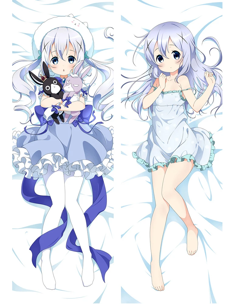 Обновление июля аниме Gochumon wa Usagi Desu ka? Персонажи кафуу Чино отаку Dakimakura наволочка обнимающая наволочка