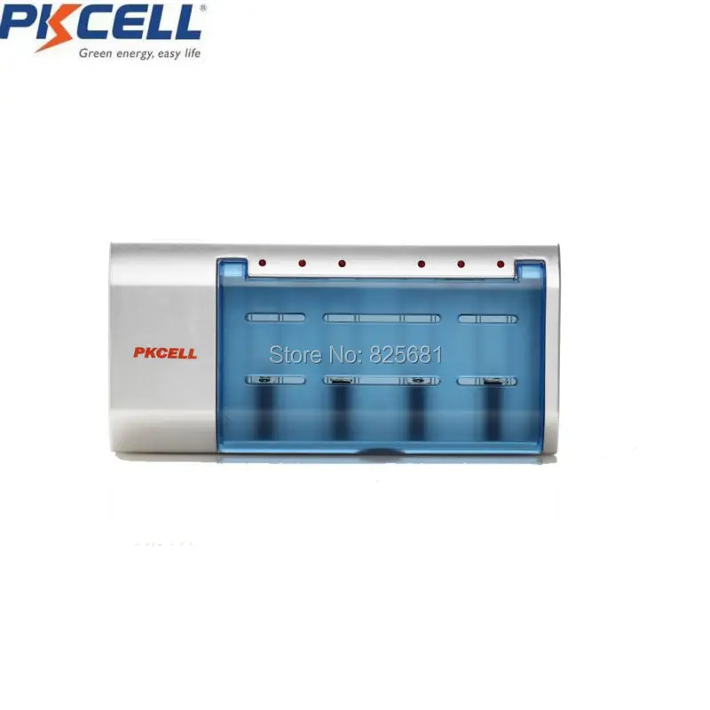 4 шт. 2 карты PKCELL nimh D 10000 мАч 1 В аккумуляторная батарея и 8182 зарядное устройство для