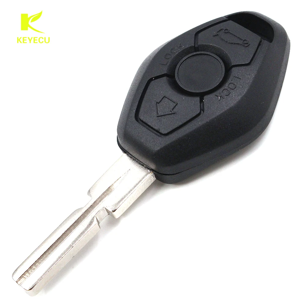 KEYECU 3 кнопочный дистанционный чехол для ключей HU58/HU92 подходит BMW 5 7 серии Z3 Z4 X3 X5 M5