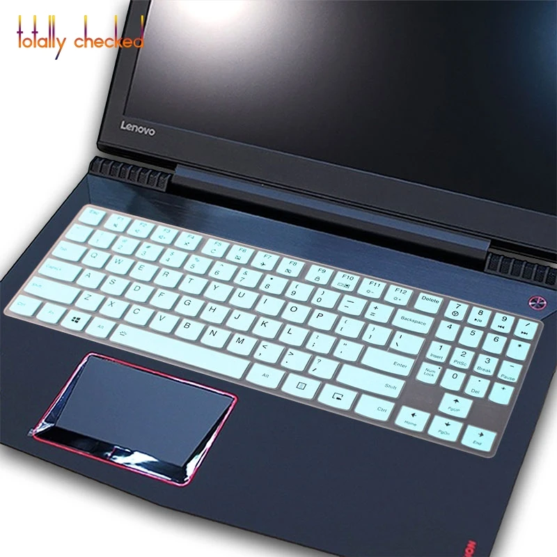 whiteblue Для 17,3 дюймов lenovo Legion серии Legion Y730 | 1" игровой ноутбук Y730-17 17,3 дюймов силиконовая клавиатура кожного протектора - Цвет: whiteblue