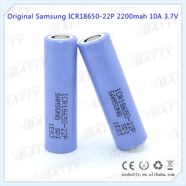 Для samsung INR18650-22P 22P 18650 2200mah 10A 3,7 V перезаряжаемый литий-ионный аккумулятор высокого стока для автомобиля баланса(1 шт